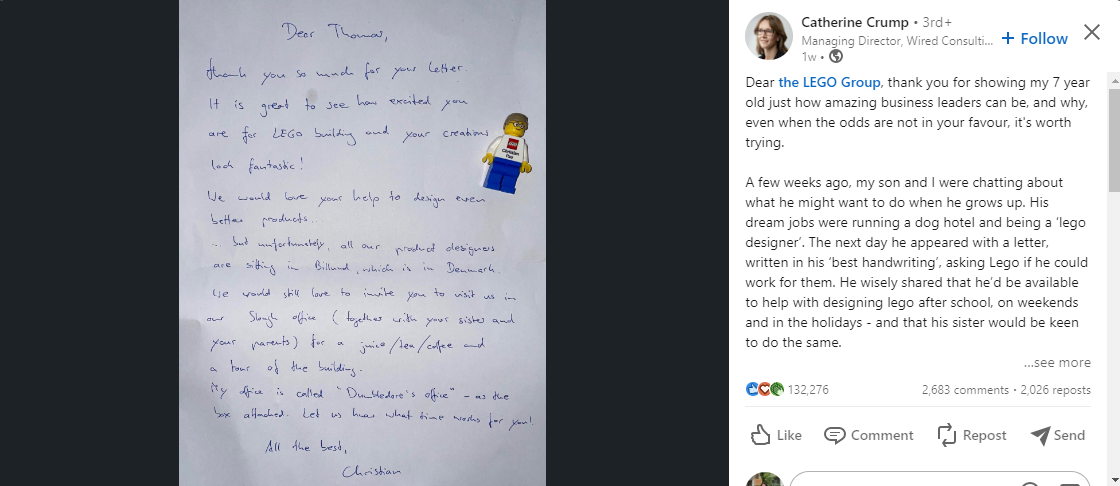 Hình ảnh và những dòng tâm sự do mẹ cậu bé Thomas đăng tải. Ảnh: LinkedIn nhân vật Hình ảnh và những dòng tâm sự do mẹ cậu bé Thomas đăng tải. Ảnh: LinkedIn nhân vật