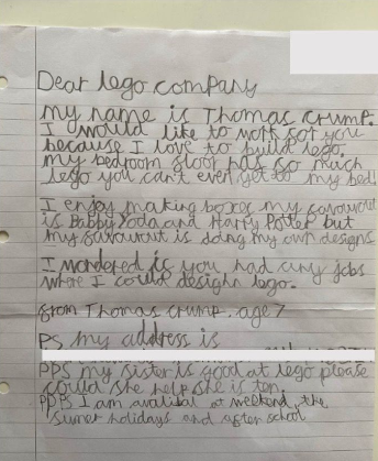 Những dòng thư đầy tâm huyết mà Thomas tự hào dùng "nét chữ đẹp nhất" của mình để bày tỏ. Ảnh: LinkedIn nhân vật Những dòng thư đầy tâm huyết mà Thomas tự hào dùng "nét chữ đẹp nhất" của mình để bày tỏ. Ảnh: LinkedIn nhân vật