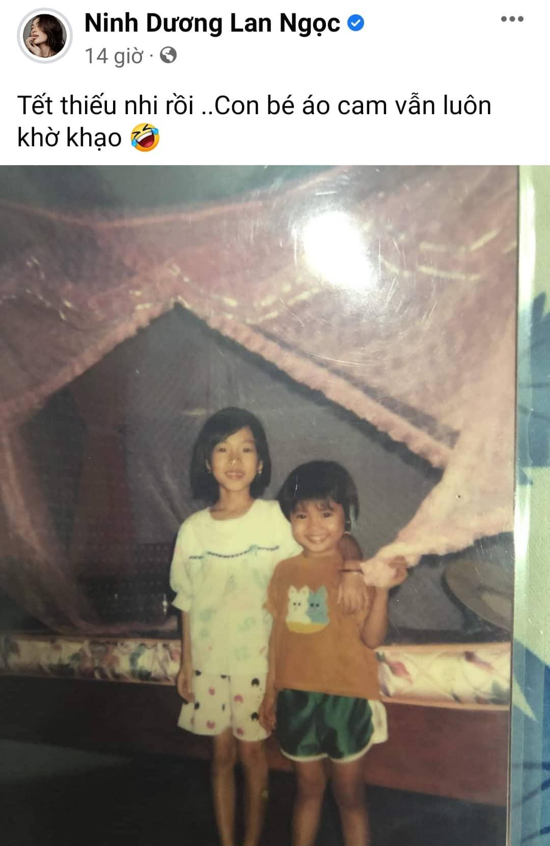 Diễn viên Ninh Dương Lan Ngọc cũng nhanh tay &quot;đu&quot; trend.