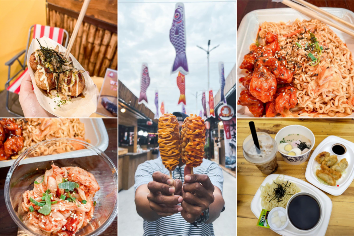 ... và những món ăn đường phố đậm chất Nhật Bản.