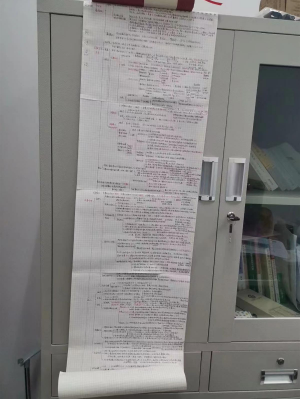 Nhìn thành quả sau hai tuần tự tay viết, có thể thấy công sức và tâm huyết mà &quot;tác giả&quot; bỏ ra không hề nhỏ của. Nguồn: cnhubei