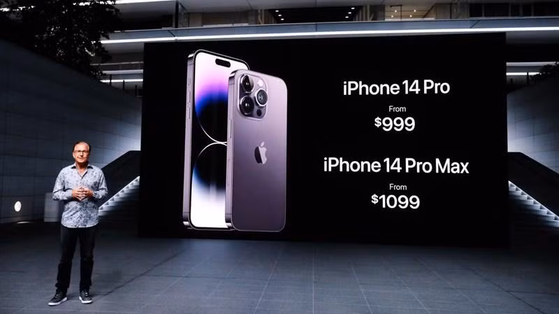 Apple công bố mức giá dự kiến của dòng sản phẩm mới - Ảnh: Apple. Apple công bố mức giá dự kiến của dòng sản phẩm mới - Ảnh: Apple.