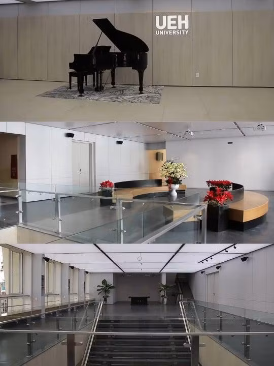 Vẻ đẹp "nội tâm" của Campus A được ê-kíp "lột tả" đầy chi tiết.