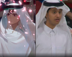 Đầu tiên là phải kể đến chiếc trend "vẽ tranh bằng AI". Chỉ trong một nốt nhạc, AI đã biến "Hoàng tử Qatar" thành soái ca đậm chất ngôn tình. (Nguồn: Sina) Đầu tiên là phải kể đến chiếc trend "vẽ tranh bằng AI". Chỉ trong một nốt nhạc, AI đã biến "Hoàng tử Qatar" thành soái ca đậm chất ngôn tình. (Nguồn: Sina)