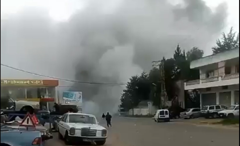 Khói bốc lên ở Li-băng trong cuộc tấn công của Israel. Ảnh: Times of Israel Khói bốc lên ở Li-băng trong cuộc tấn công của Israel. Ảnh: Times of Israel