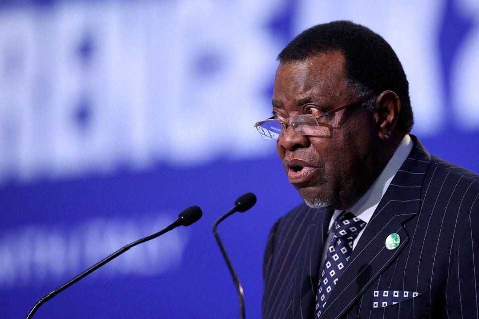 Tổng thống Namibia - Hage Gottfried Geingob. Ảnh: Reuters