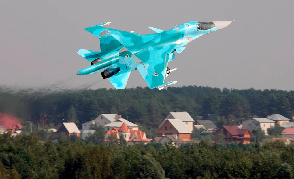 Máy bay Su-34 Nga. Ảnh: Tass Máy bay Su-34 Nga. Ảnh: Tass
