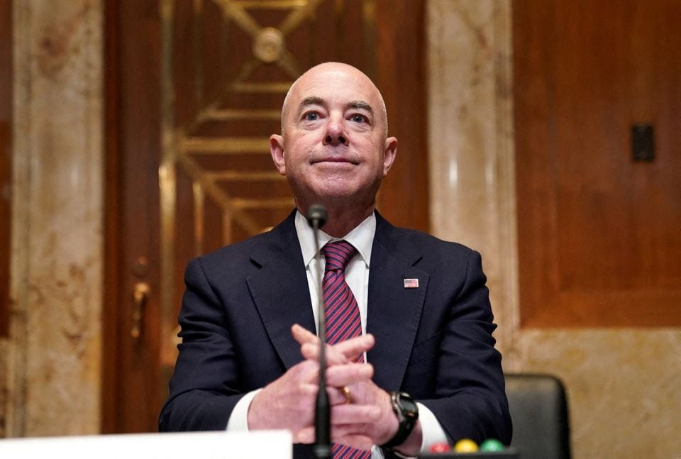 Bộ trưởng An ninh Nội địa Alejandro Mayorkas. Ảnh: Reuters