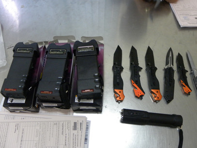 Các tang vật thu được