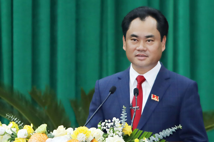 Bí thư Tỉnh ủy Thái Nguyên Trịnh Việt Hùng. Ảnh: Báo Thái Nguyên.