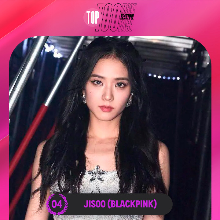 Chị cả Jisoo của BlackPink xếp hạng 4, nhận được 258.248 phiếu bầu. Trước đó, cô được bình chọn là Nữ diễn viên Hàn Quốc đẹp nhất năm 2023.