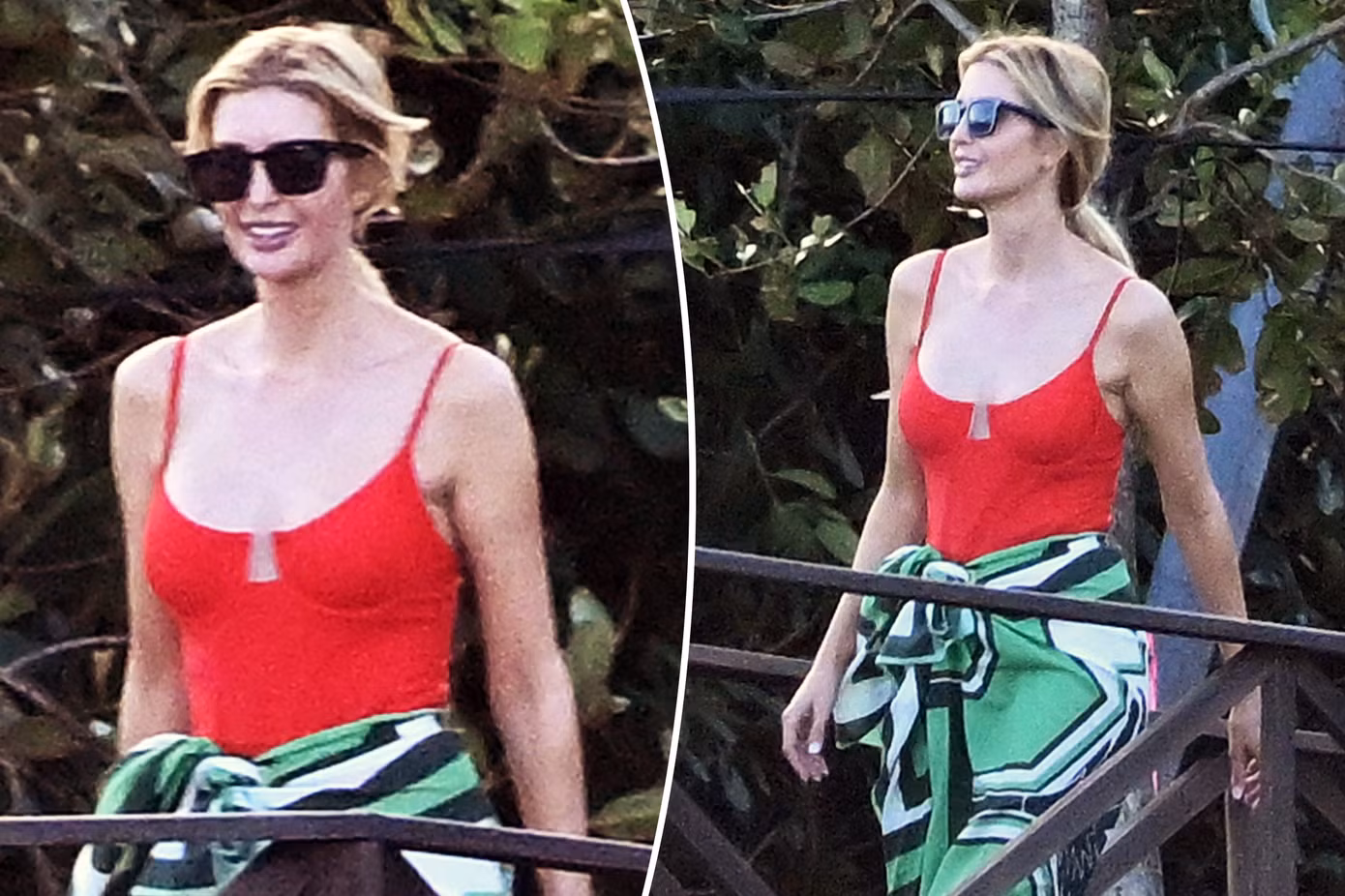 Ivanka Trump khoe dáng nuột với đồ bơi ở tuổi 42. Ảnh: Mega.