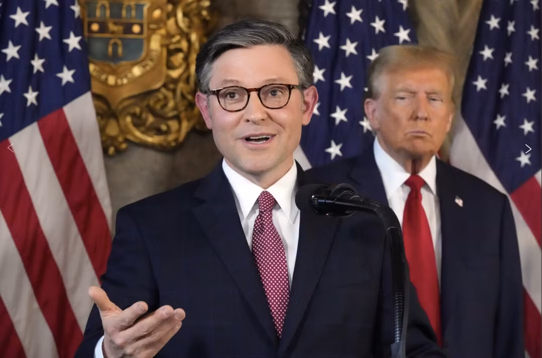 Chủ tịch Hạ viện Mỹ Mike Johnson. (Ảnh: AP)