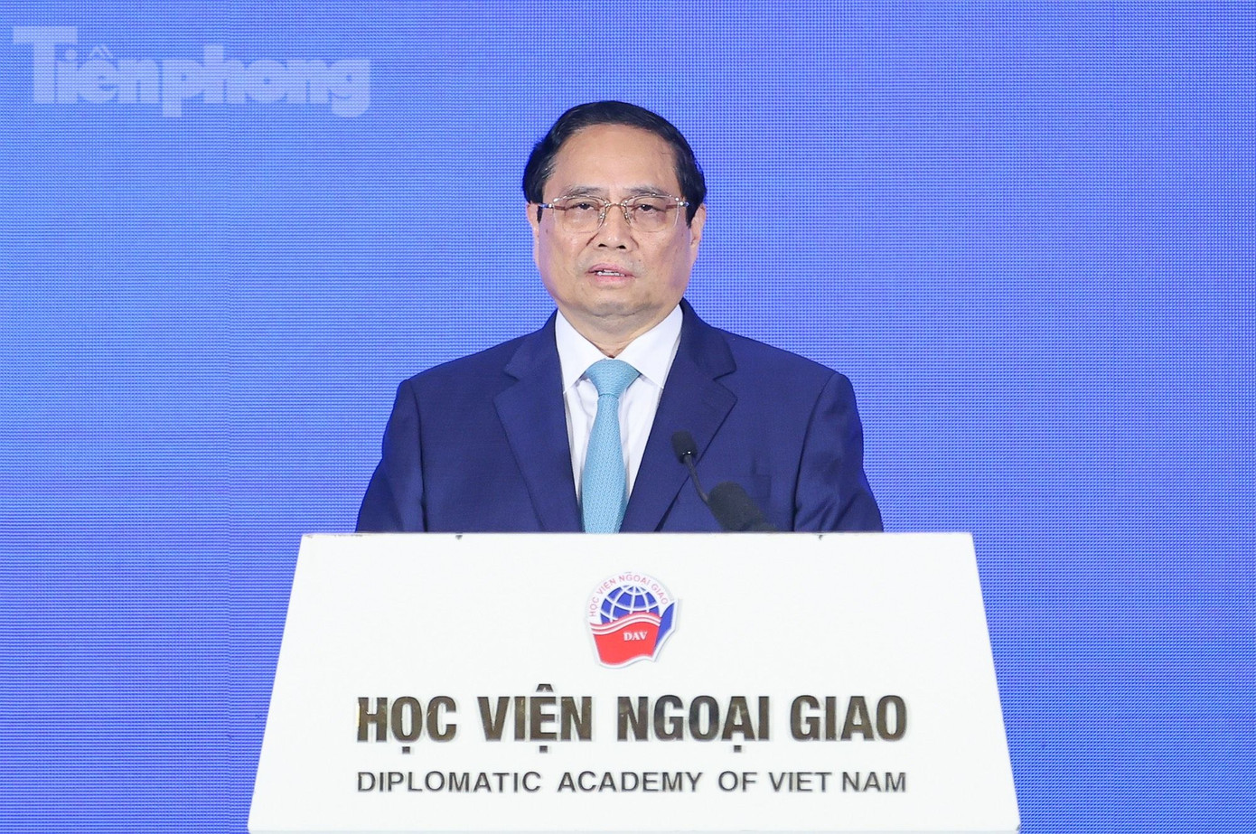 Thủ tướng Phạm Minh Chính phát biểu chỉ đạo tại phiên khai mạc Diễn đàn Tương lai ASEAN. (Ảnh: Như Ý) Thủ tướng Phạm Minh Chính phát biểu chỉ đạo tại phiên khai mạc Diễn đàn Tương lai ASEAN. (Ảnh: Như Ý)