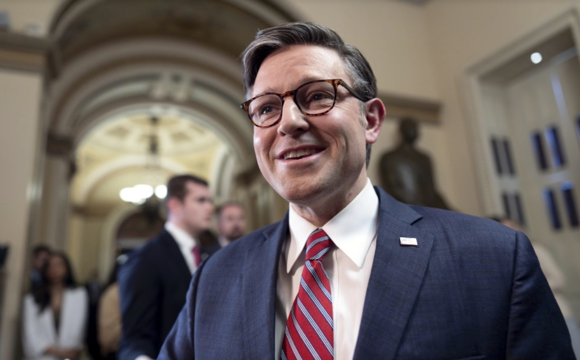 Chủ tịch Hạ viện Mỹ Mike Johnson. (Ảnh: AP)