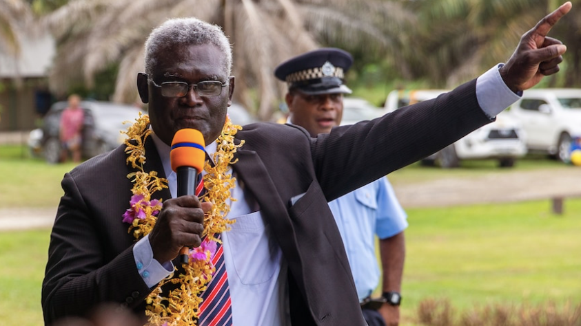 Thủ tướng Manasseh Sogavare của Quần đảo Solomon. (Ảnh: ABC)