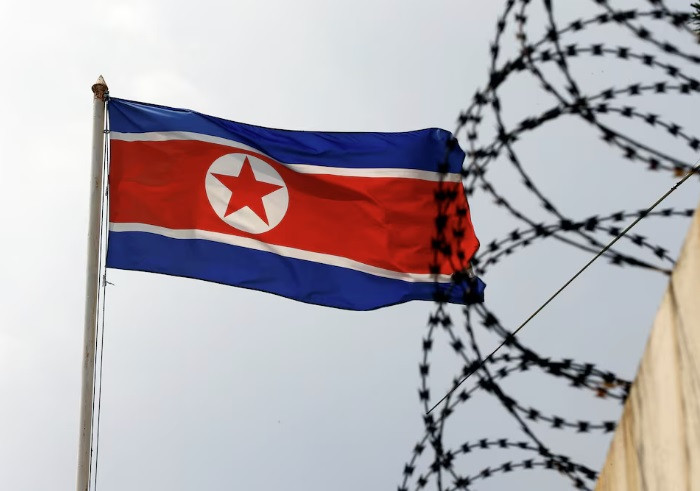 Quốc kỳ Triều Tiên. (Ảnh: Reuters)