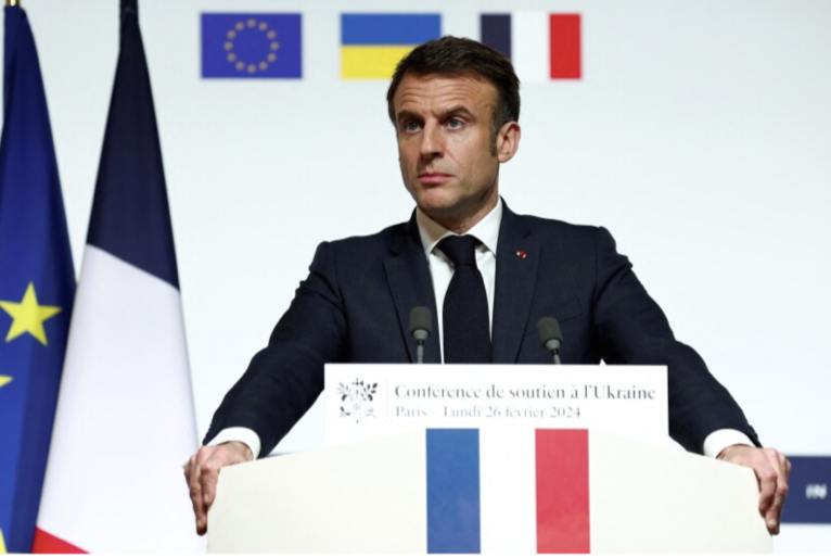 Tổng thống Pháp Emmanuel Macron. (Ảnh: AP)
