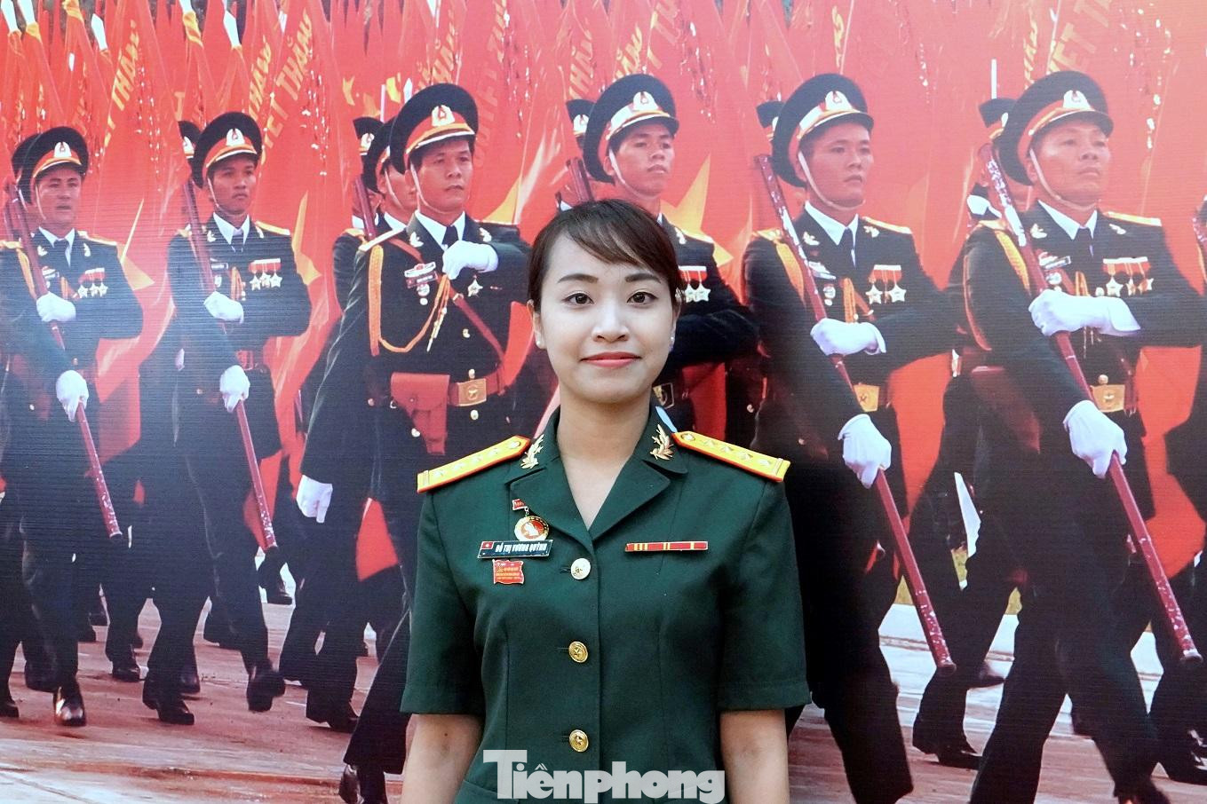 Đại úy Đỗ Thị Vương Quỳnh. Ảnh: Nguyễn Minh Đại úy Đỗ Thị Vương Quỳnh. Ảnh: Nguyễn Minh