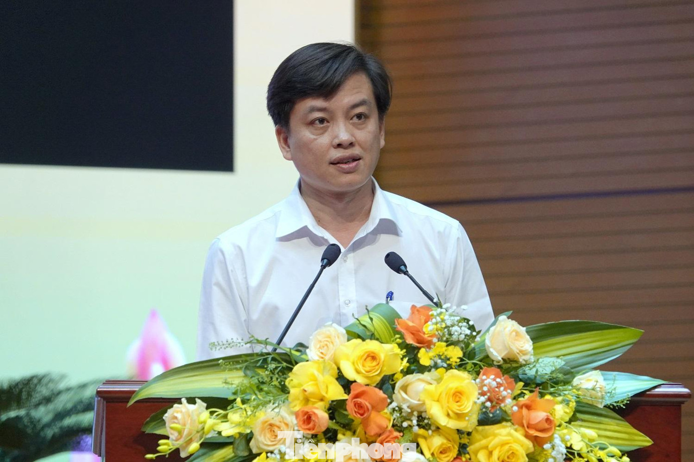 Tại chương trình, Chánh Văn phòng Ủy ban quốc gia VSTBCPN Việt Nam Lê Khánh Lương thông tin một số vấn đề cơ bản về triển khai tổ chức các hoạt động hưởng ứng và lan tỏa thông điệp Tháng hành động tới cán bộ, nhân viên, chiến sĩ, hội viên phụ nữ, người lao động trong Quân đội.