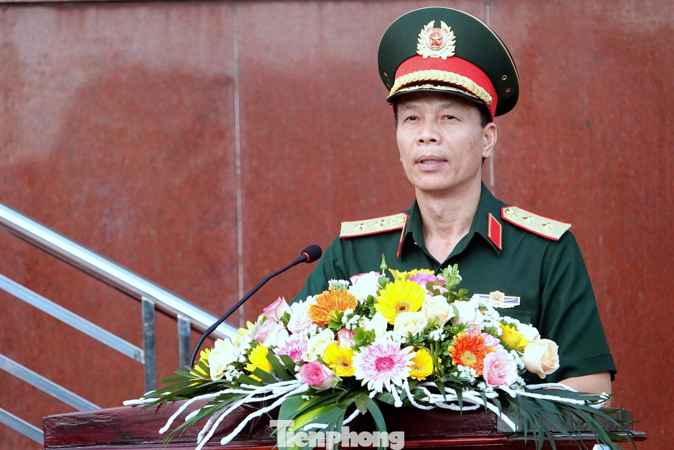 Trung tướng Nguyễn Trọng Bình - Phó Tổng Tham mưu trưởng Quân đội nhân dân Việt Nam, phát biểu chỉ đạo tại lễ khai mạc hội thi