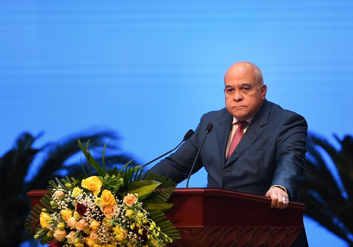 Đại sứ Orlando Nicolás Hernández Guillén phát biểu tại buổi lễ Đại sứ Orlando Nicolás Hernández Guillén phát biểu tại buổi lễ