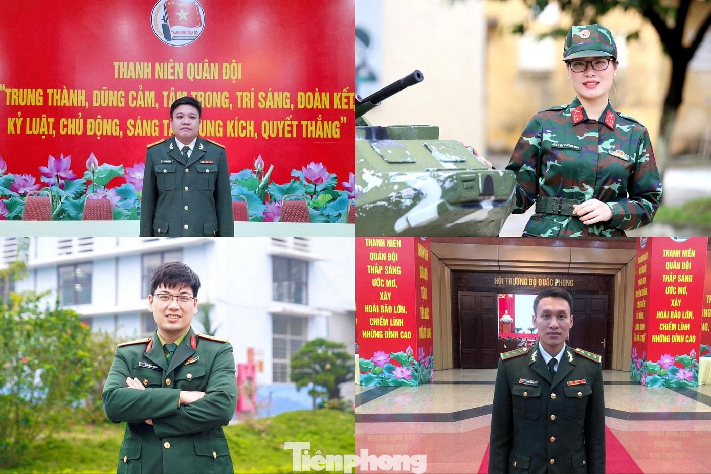 4 Gương mặt trẻ tiêu biểu toàn quân năm 2021 được Bộ trưởng Bộ Quốc phòng thăng quân hàm sĩ quan 4 Gương mặt trẻ tiêu biểu toàn quân năm 2021 được Bộ trưởng Bộ Quốc phòng thăng quân hàm sĩ quan