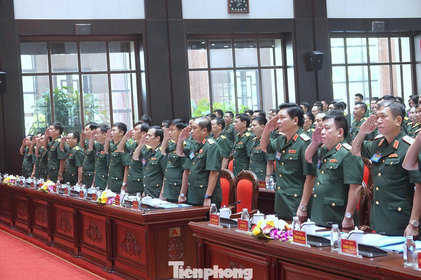 Đại biểu dự ĐH làm lễ chào cờ, chiều 18/8 Đại biểu dự ĐH làm lễ chào cờ, chiều 18/8