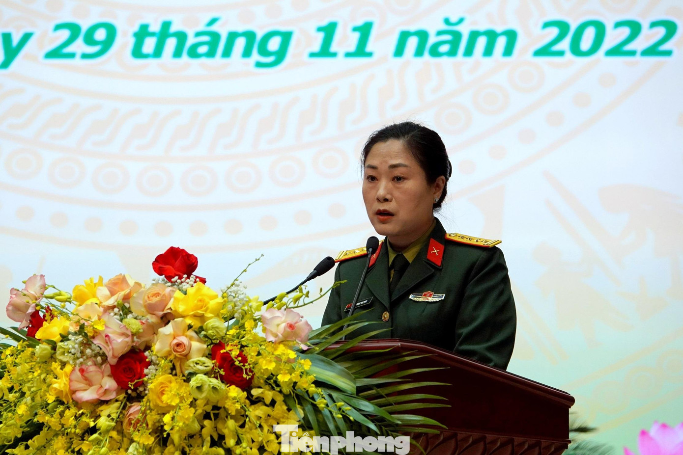 Đại tá Phùng Thị Phú - Trưởng ban Phụ nữ Quân đội thông tin về kết quả thực hiện chương trình phối hợp hoạt động giai đoạn 2018-2022 Đại tá Phùng Thị Phú - Trưởng ban Phụ nữ Quân đội thông tin về kết quả thực hiện chương trình phối hợp hoạt động giai đoạn 2018-2022