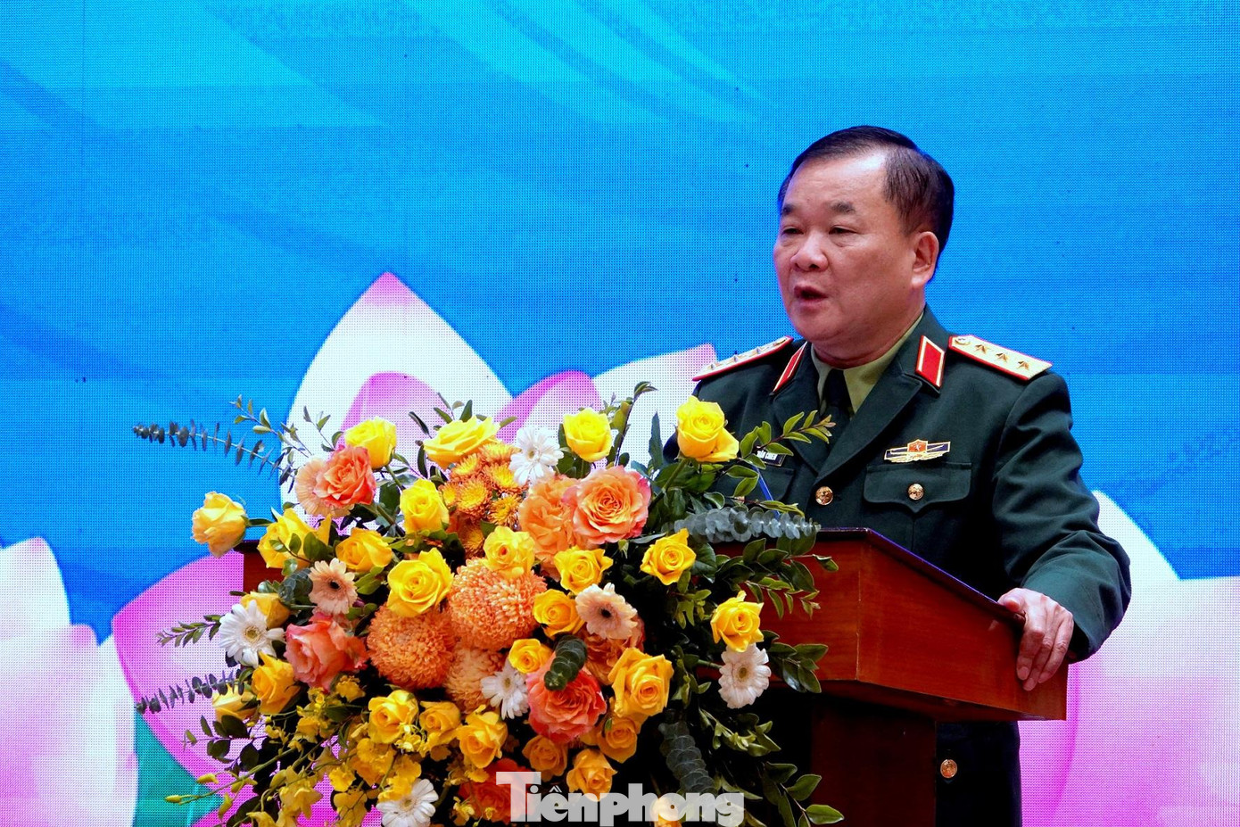 Thượng tướng Hoàng Xuân Chiến phát biểu khai mạc hội nghị