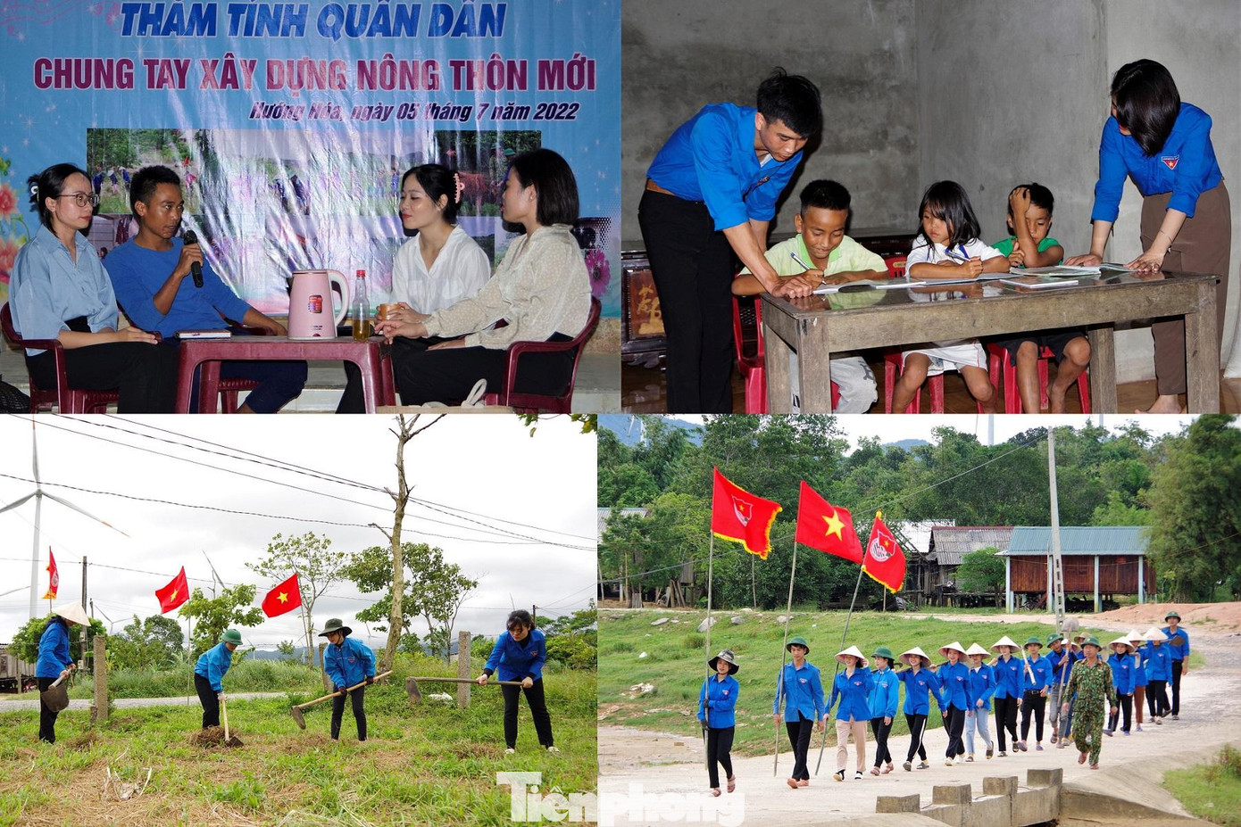 Bằng sức trẻ và nhiệt huyết, lực lượng Trí thức trẻ tình nguyện Đoàn KT-QP 337 đã để lại ấn tượng rất đẹp trong lòng người dân và được chính quyền địa phương ghi nhận, đánh giá cao