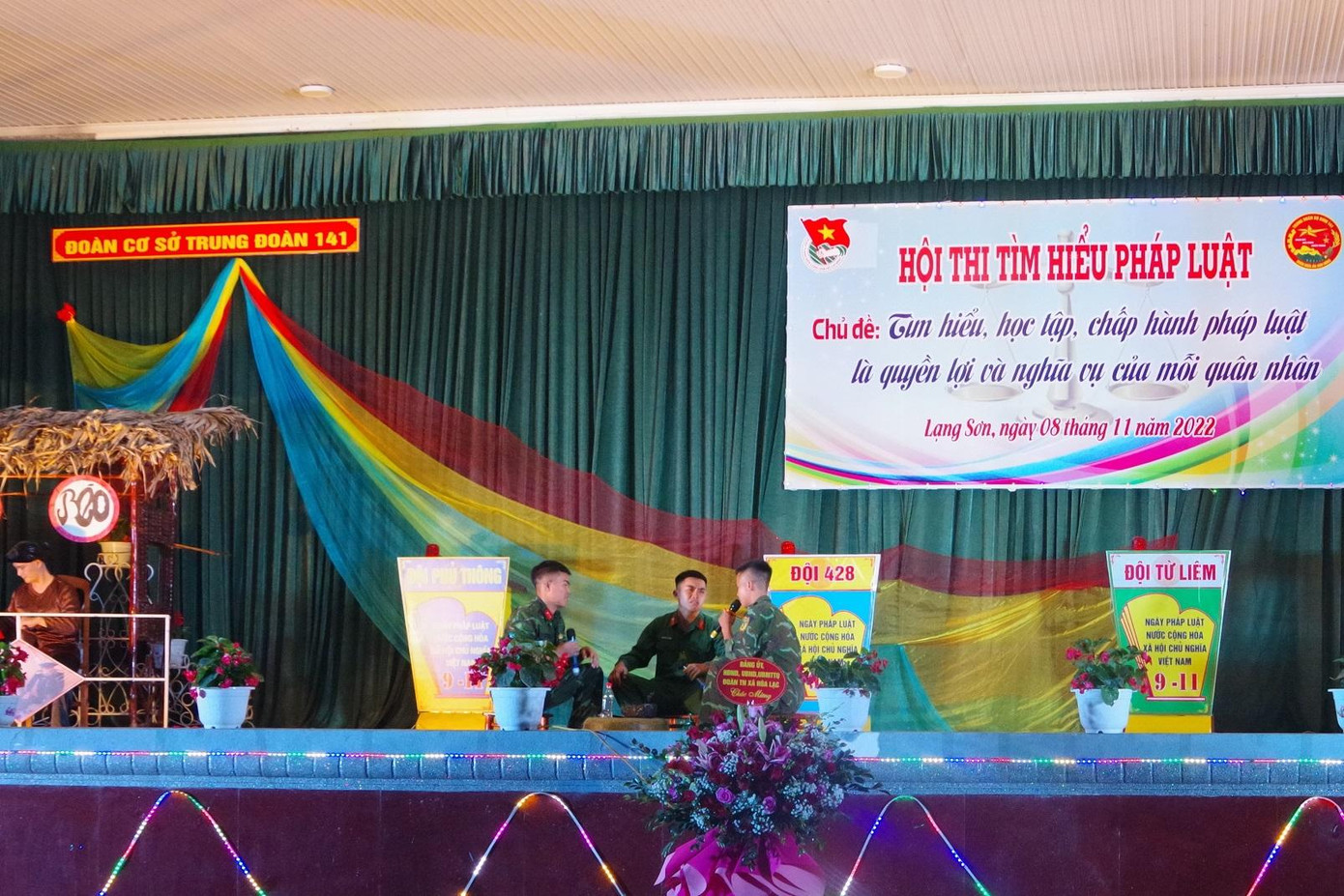 Một phần thi tuyên truyền tại hội thi