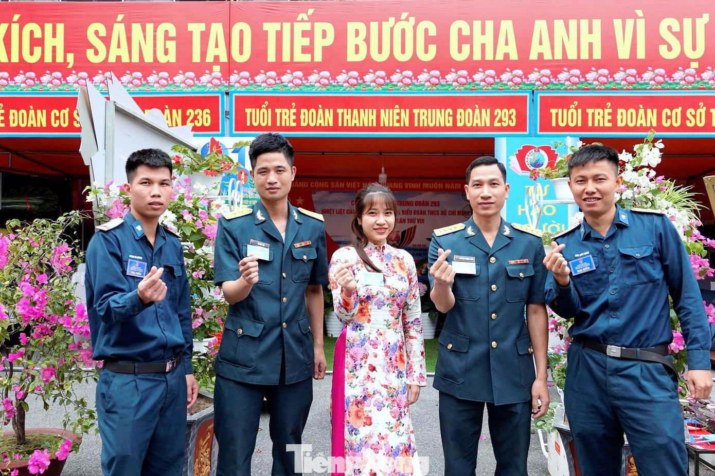 ĐVTN Trung đoàn 293 về dự đại hội ĐVTN Trung đoàn 293 về dự đại hội