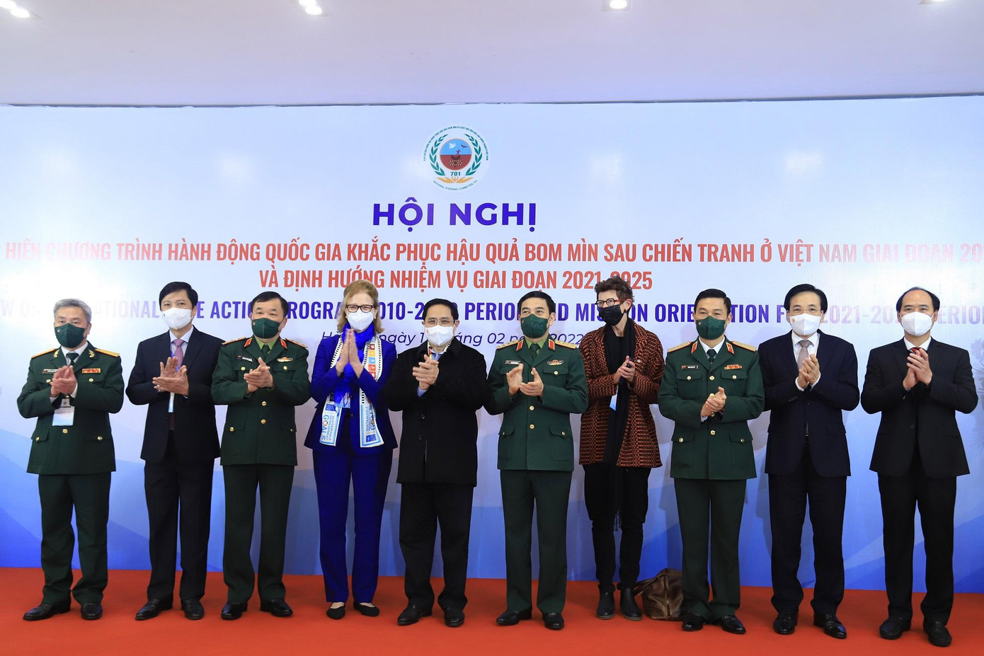 Thủ tướng Phạm Minh Chính và các đại biểu dự hội nghị, sáng 17/2