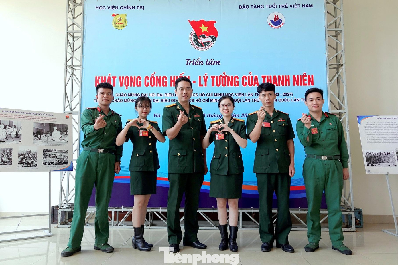 Tuổi trẻ Học viện bày tỏ quyết tâm hoàn thành các chỉ tiêu, nhiệm vụ trong giai đoạn mới. Ảnh: Nguyễn Minh Tuổi trẻ Học viện bày tỏ quyết tâm hoàn thành các chỉ tiêu, nhiệm vụ trong giai đoạn mới. Ảnh: Nguyễn Minh