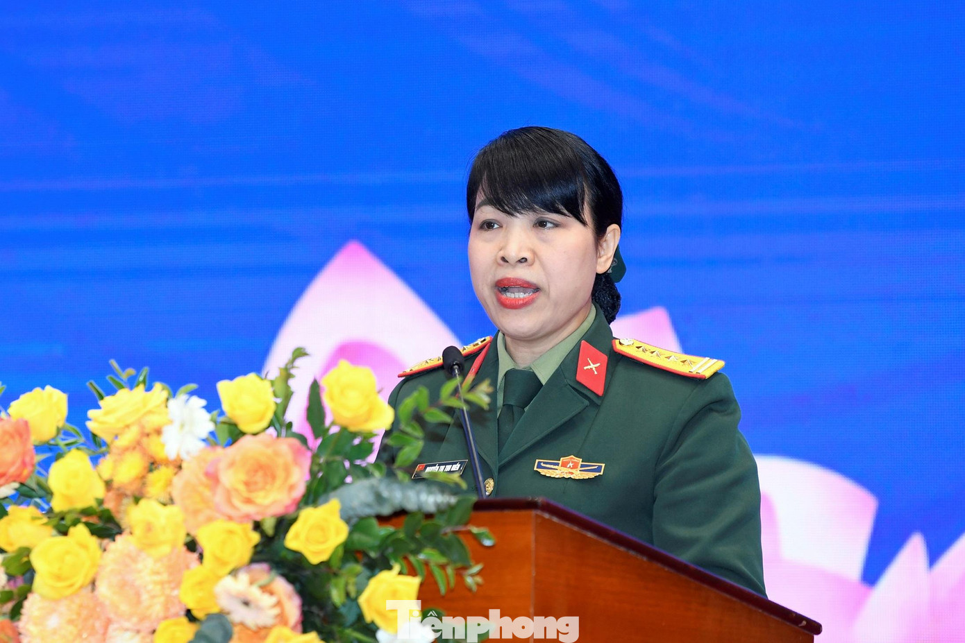 Đại tá Nguyễn Thị Thu Hiền - Phó trưởng Ban Phụ nữ Quân đội