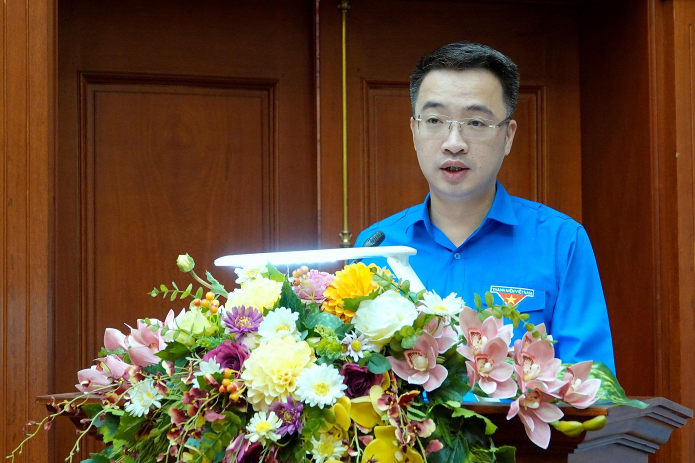 Bí thư Trung ương Đoàn Nguyễn Tường Lâm phát biểu chỉ đạo hội nghị Bí thư Trung ương Đoàn Nguyễn Tường Lâm phát biểu chỉ đạo hội nghị