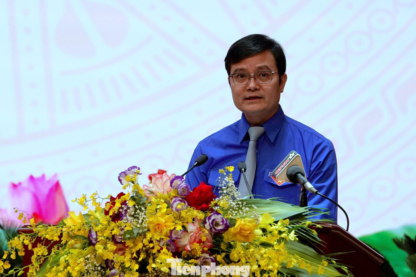 Anh Bùi Quang Huy phát biểu tại ĐH (Ảnh: Nguyễn Minh)