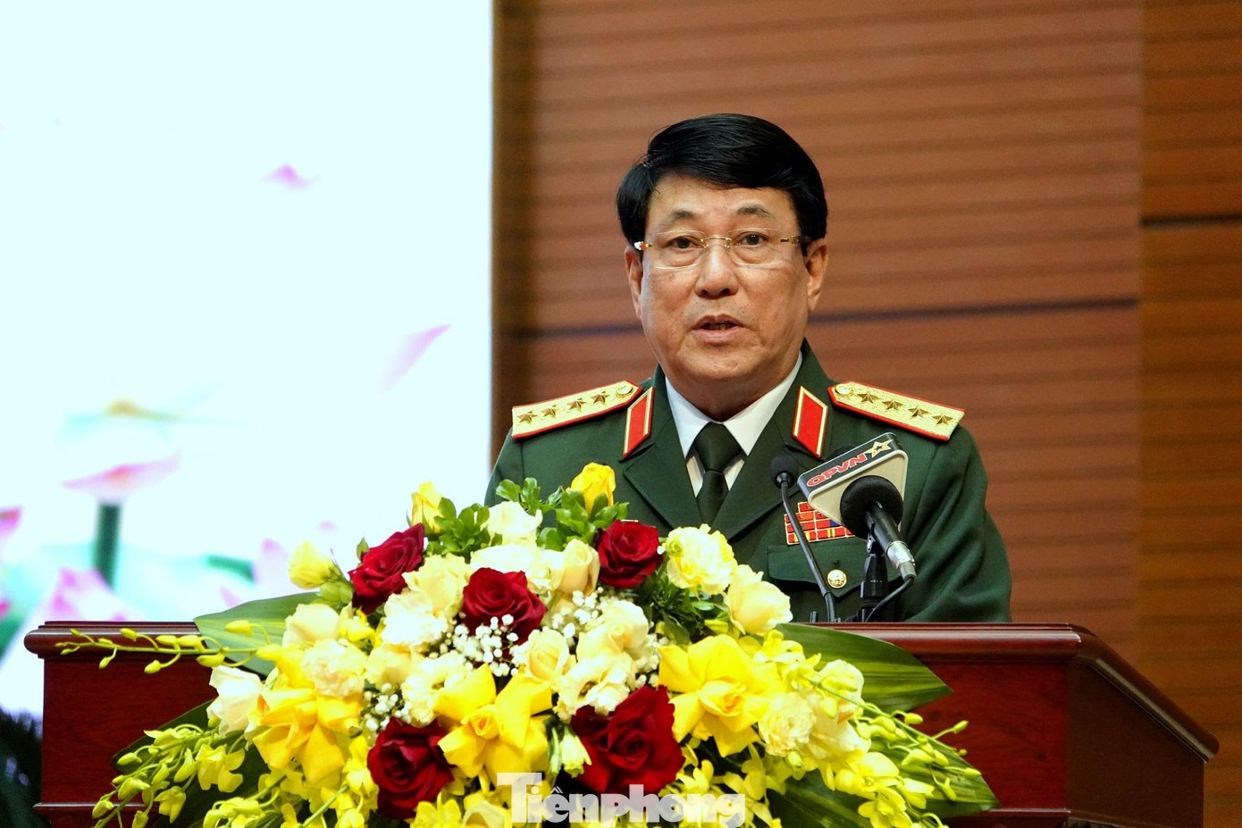 Đại tướng Lương Cường phát biểu tại buổi lễ