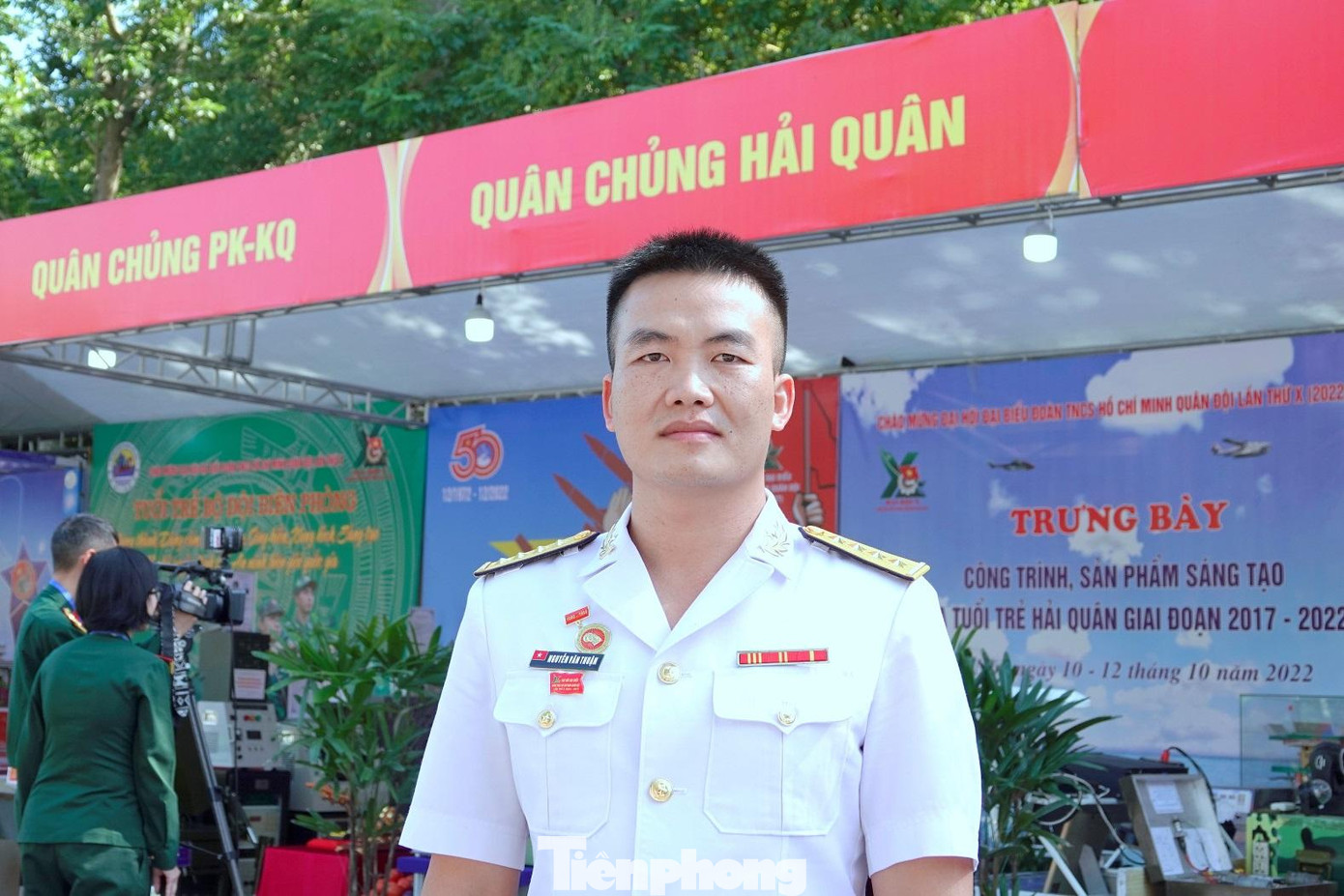 Đại úy Nguyễn Văn Thuận. Ảnh: Nguyễn Minh Đại úy Nguyễn Văn Thuận. Ảnh: Nguyễn Minh