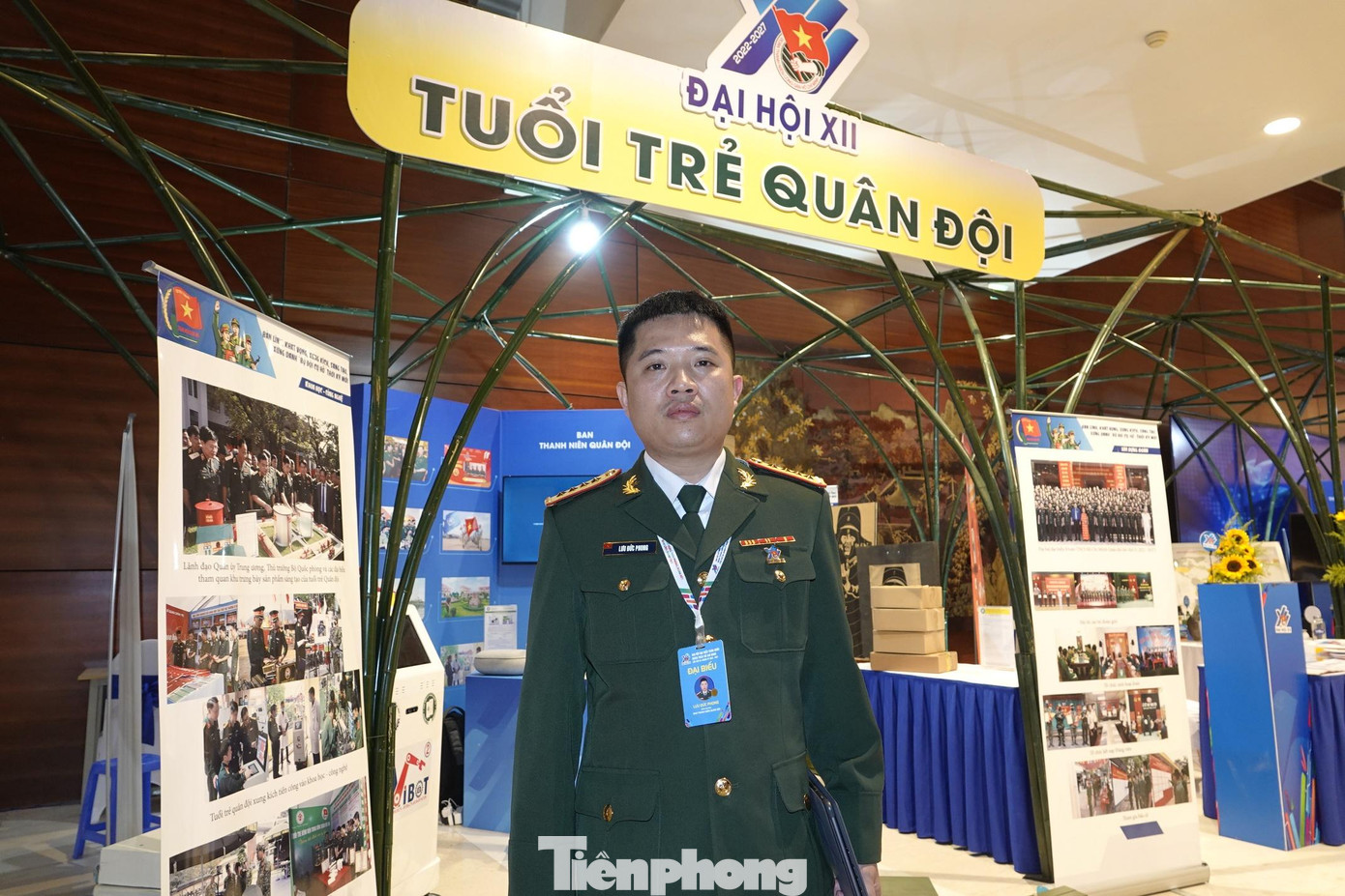 Đại úy Lưu Đức Phong. Ảnh: Nguyễn Minh Đại úy Lưu Đức Phong. Ảnh: Nguyễn Minh