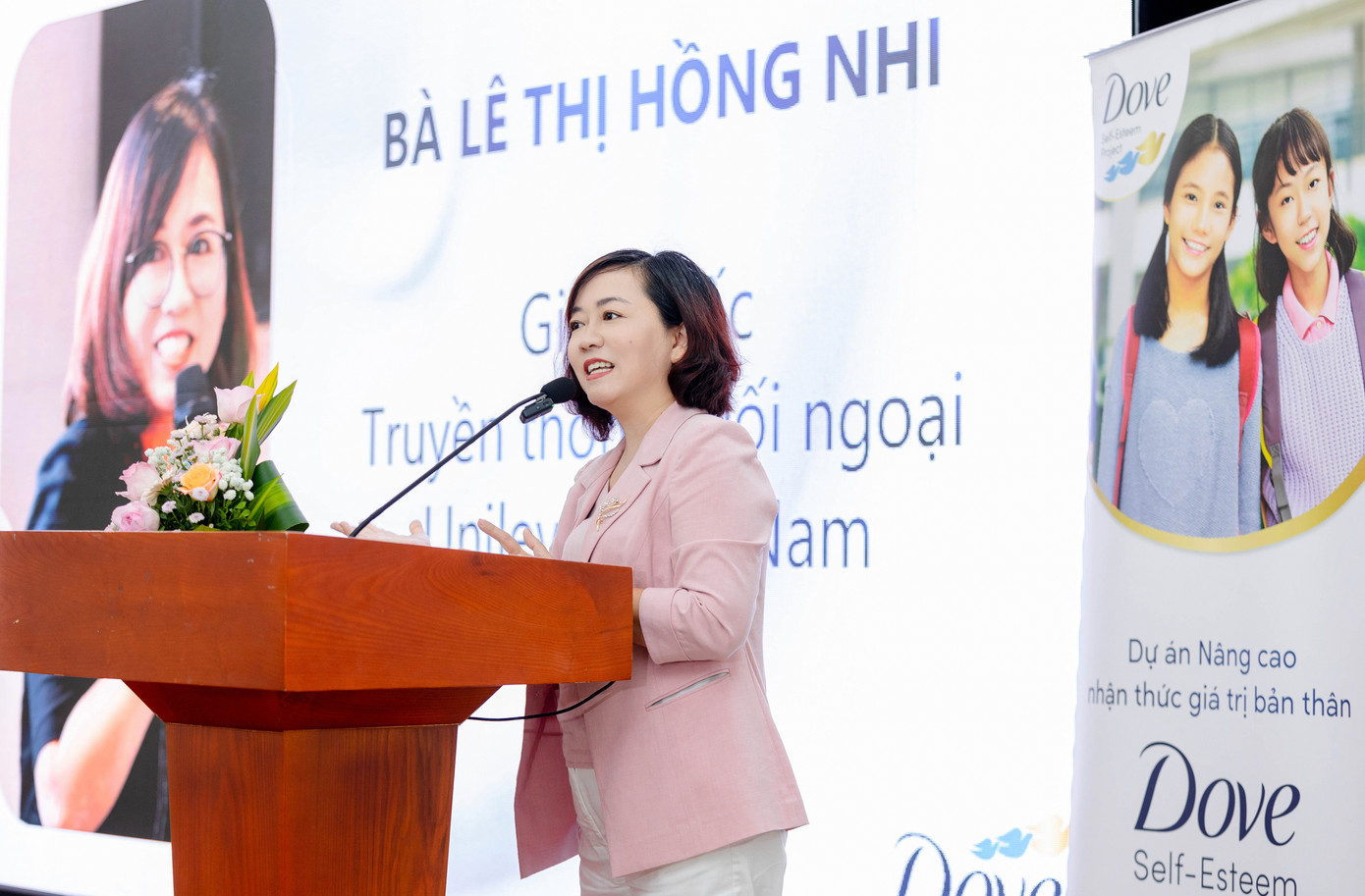 Bà Lê Thị Hồng Nhi – Giám đốc Truyền thông và Đối ngoại – Tập đoàn Unilever Việt Nam