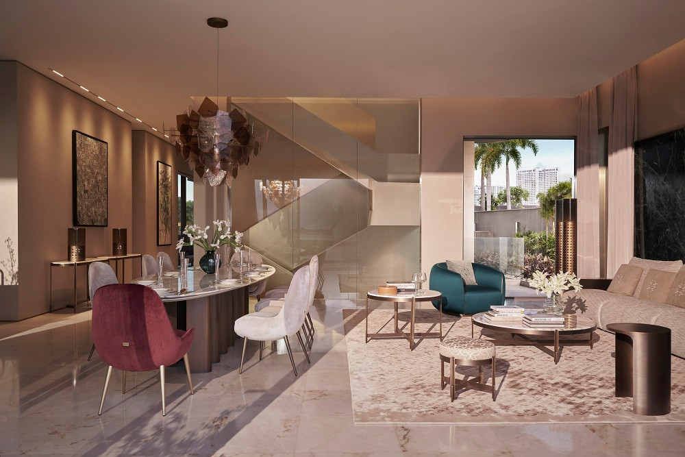 Không gian nội thất lộng lẫy được chính tay bậc thầy Haute Couture ELIE SAAB chăm chút tỉ mỉ. Không gian nội thất lộng lẫy được chính tay bậc thầy Haute Couture ELIE SAAB chăm chút tỉ mỉ.