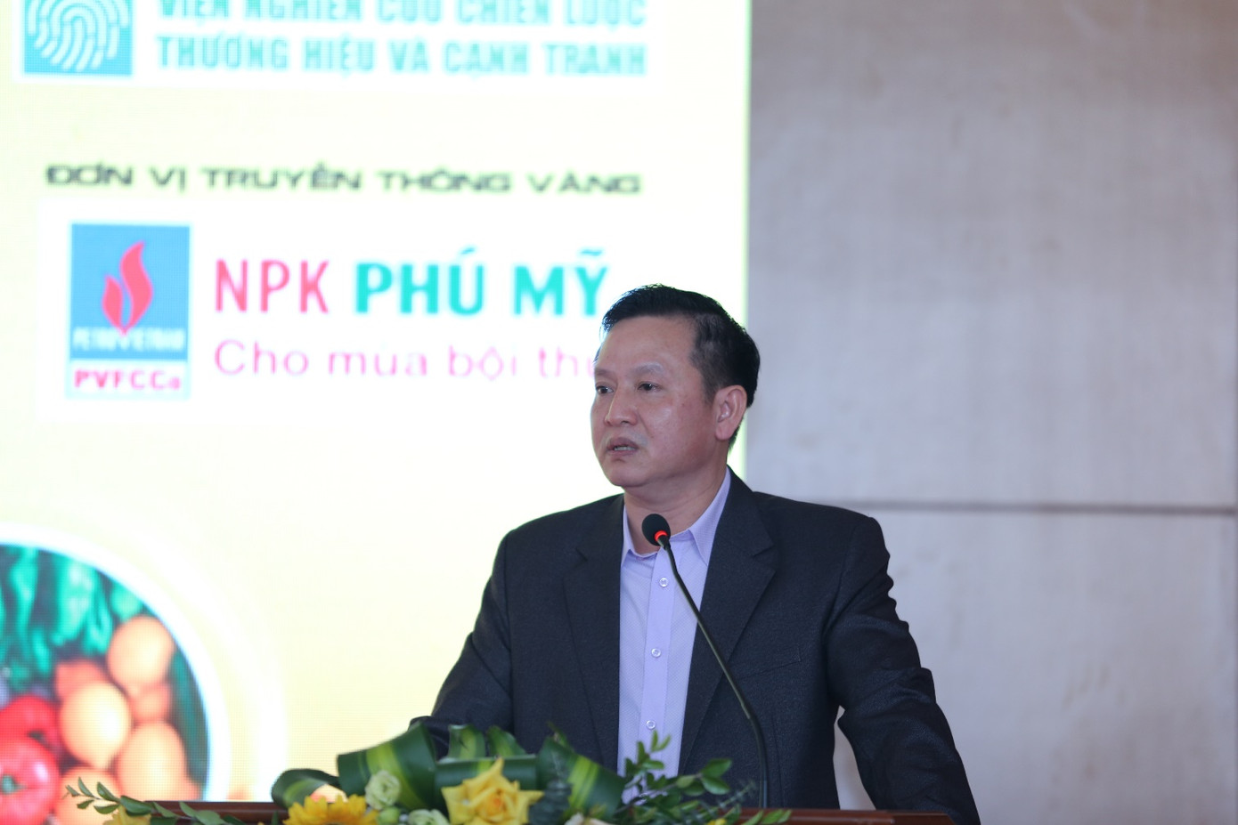 Cục trưởng Cục Bảo vệ thực vật, Bộ Nông nghiệp và Phát triển Nông thôn Huỳnh Tấn Đạt phát biểu. Ảnh: Quang Hiếu