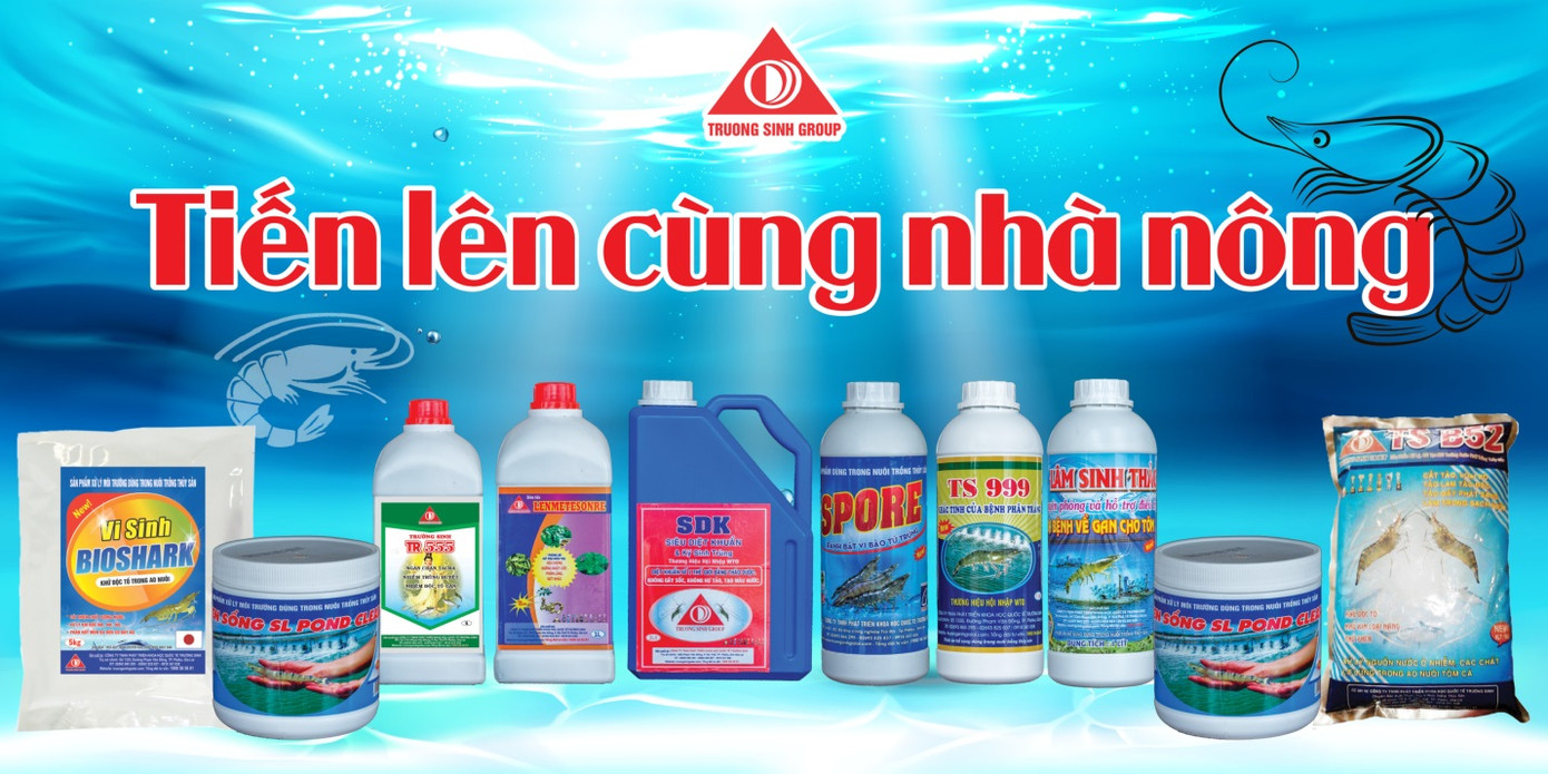 Thuốc thủy sản từ dược liệu của Trường Sinh Group với thương hiệu hơn 20 năm trên thị trường