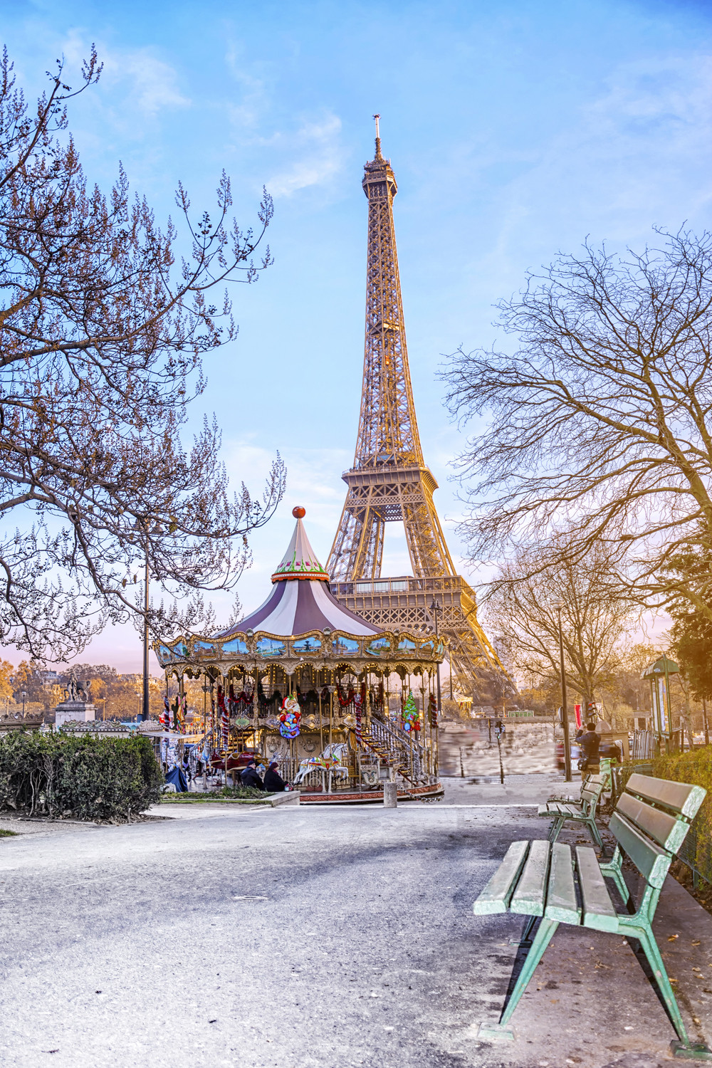 Nước Pháp cổ kính, lãng mạn trong tuyết trắng