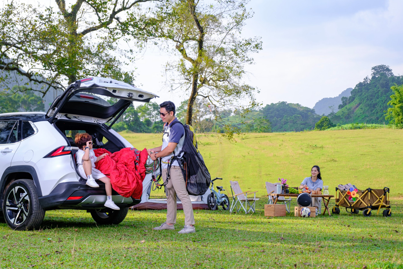 Không gian nội thất rộng rãi là điểm cộng lớn của Yaris Cross.