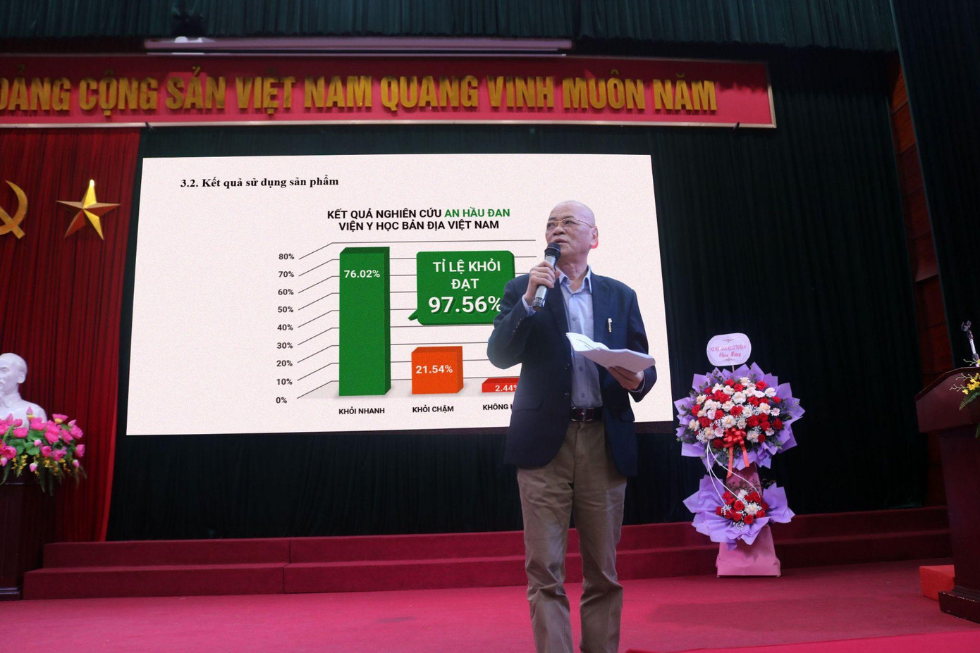 Bác sĩ Hoàng Sầm báo cáo đề tài nghiên cứu về An Hầu Đan Kids