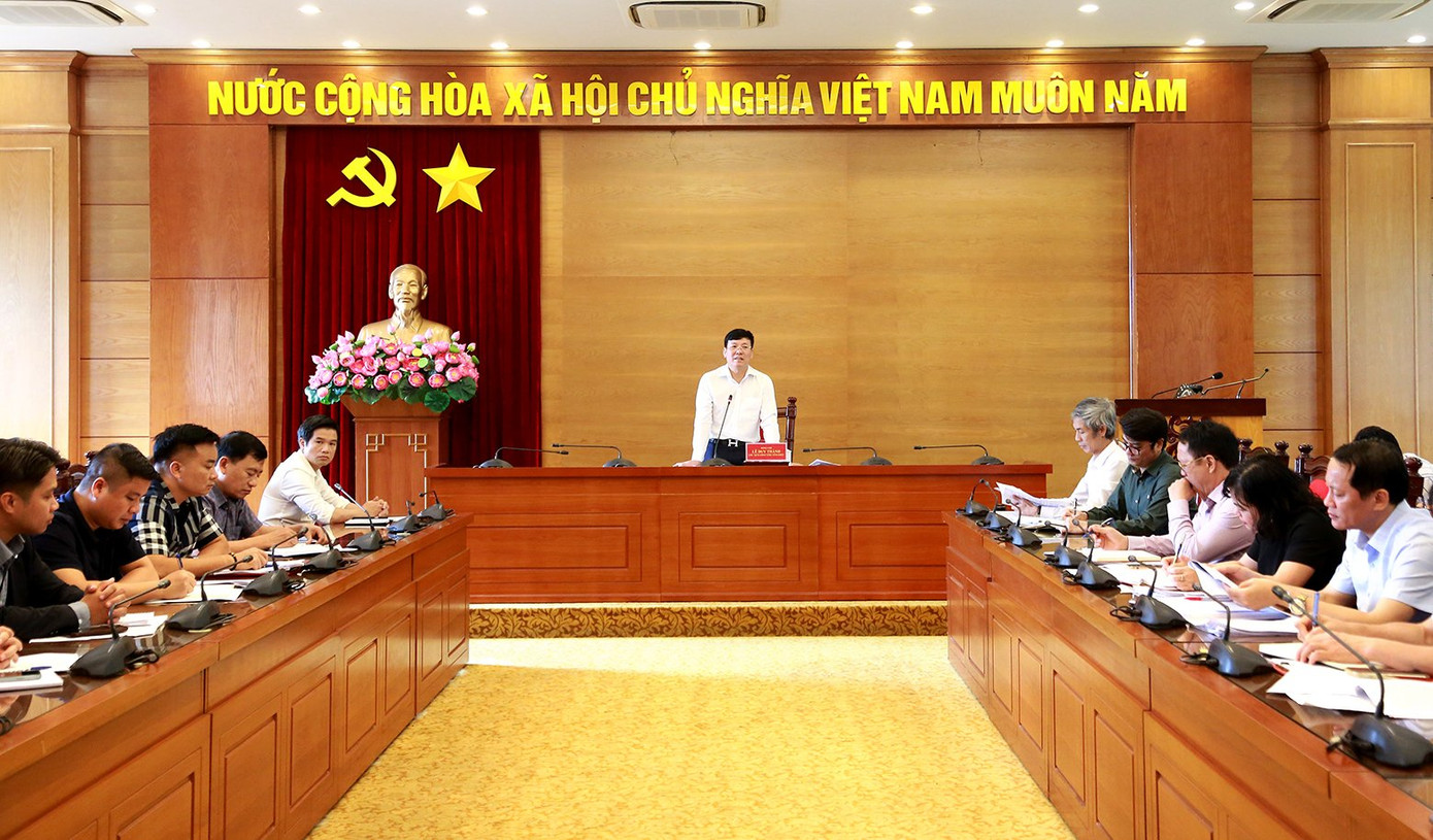 Chủ tịch UBND tỉnh Lê Duy Thành kết luận hội nghị.