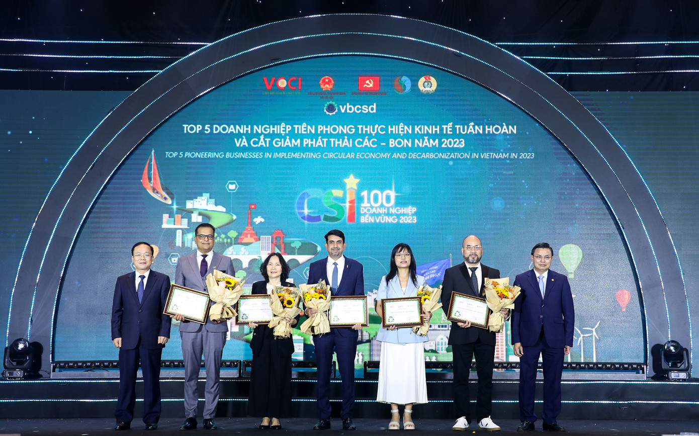 BAT Việt Nam còn được gọi tên trong Top 5 biểu dương biểu dương theo chuyên đề “Doanh nghiệp tiên phong thực hiện kinh tế tuần hoàn và cắt giảm phát thải các-bon”.